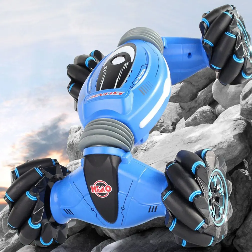 Ceny UK1024 zdalne sterowanie wspinaczką samochód kaskaderski wykrywanie gestów skręcanie Off Road światła pojazdu muzyka Drift taniec boczny jazdy RC samochód