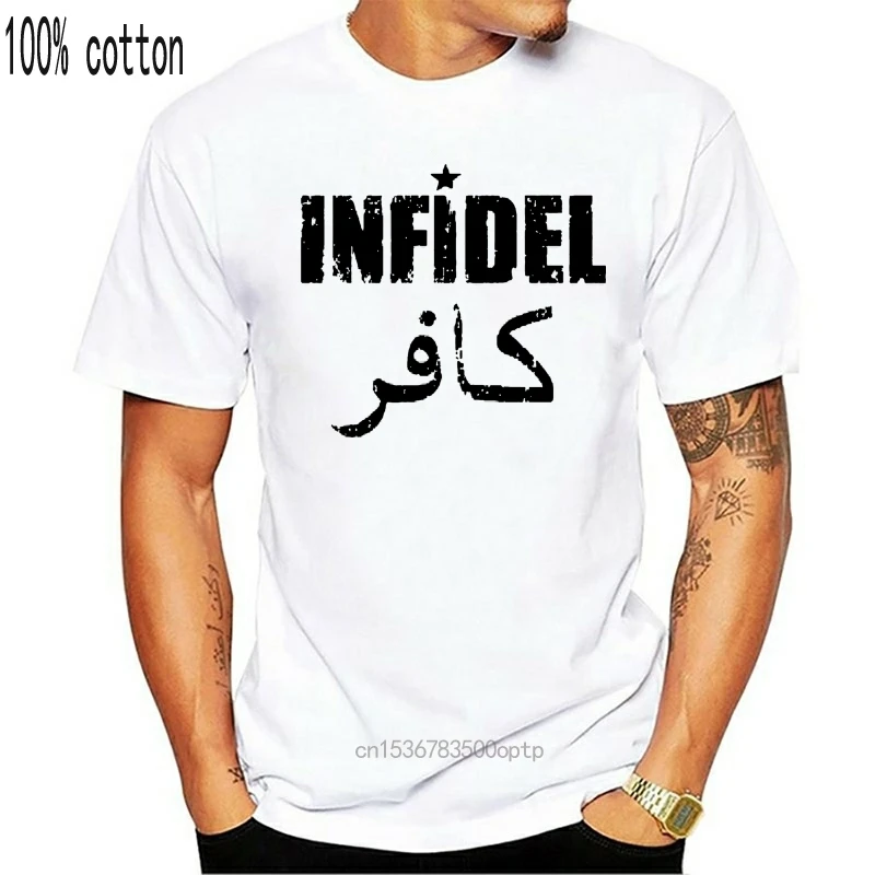 2020 New Men'S INFIDEL PROUD AMERICAN USA MILITARY AR-15 MARINES NAVY AIR FORCE ARMY T-SHIRT WT Tee Shirt | Мужская одежда