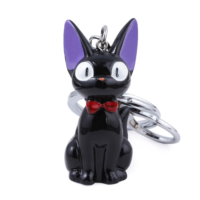 Черный Kiki JiJi Cat брелок Хаяо Миядзаки Кики услуги доставки Фигурки игрушки для детей сувенирные украшения