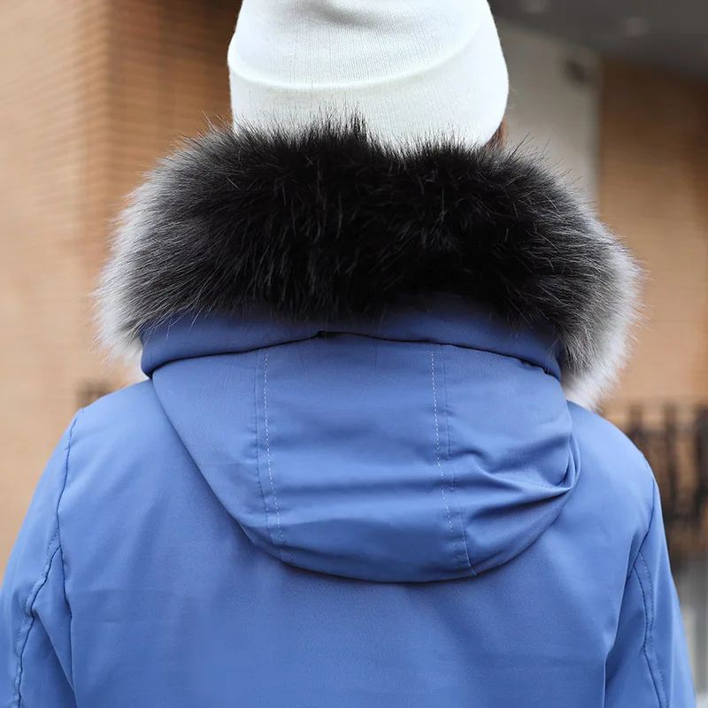 Зимняя парка, зимняя новая куртка с капюшоном, тонкое плотное пальто с меховым воротником-30 градусов, теплые зимние пальто, куртки Parker