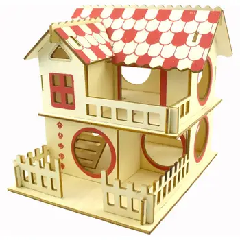 

Small Animal Guinea Pig Hamster House Wooden Hamster Hideout Creative Funny forSmall Pet Hideout Hamster Home животные зоотовары