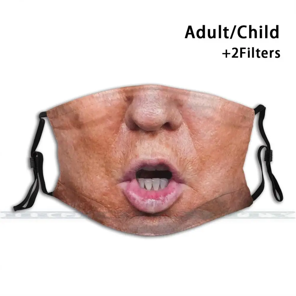 Накладка на лицо с портретом президента Дональда Трампа модный принт