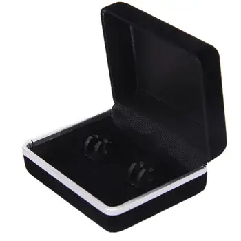 

Portable Cufflinks Earrings Rings Bracelets Jewelry Storage Display Box Holder