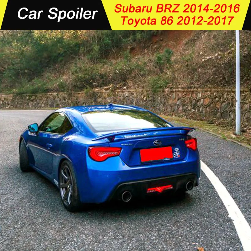 Для Subaru BRZ Toyota 86 спойлер высокого качества из полимерного волокна, Автомобильный задний спойлер для Toyota 86 GT86 Subaru BRZ