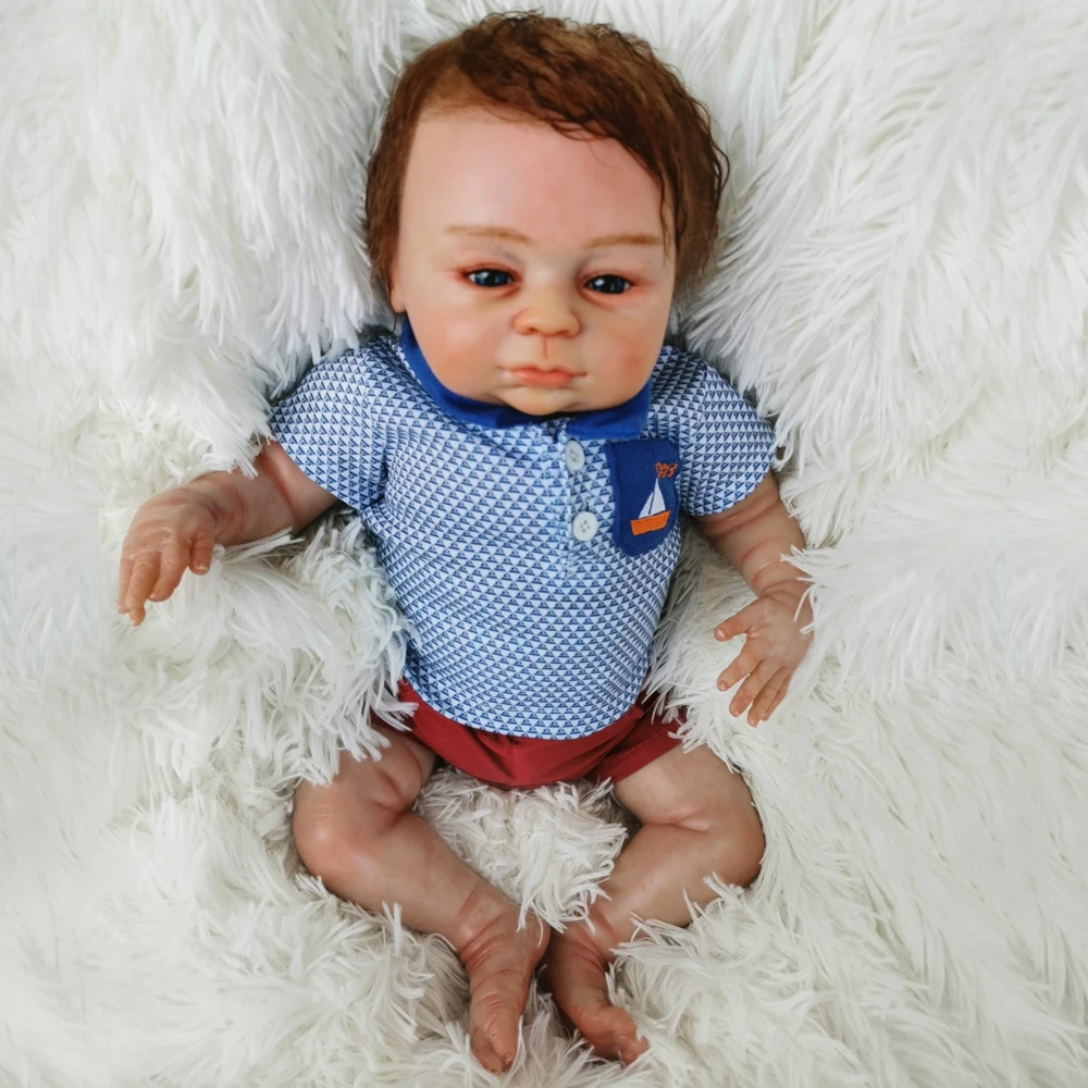 OtardDoll 18 дюймов Reborn baby doll 45 см полностью силиконовые реалистичные куклы-реборн Bonecas милая игрушка для подарка на день рождения