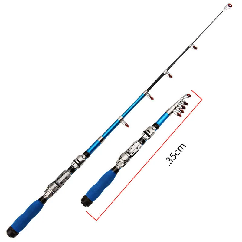Mini 1/1.2/1.5/1.7/1.9/2.1/2.3M Portable Telescopic Fishing Rod Glass Fiber Fishing Pole Travel Sea Fishing Spinning Rod Mini 1/1.2/1.5/1.7/1.9/2.1/2.3M Portable Telescopic Fishing Rod Glass Fiber Fishing Pole Travel Sea Fishing Spinning Rod