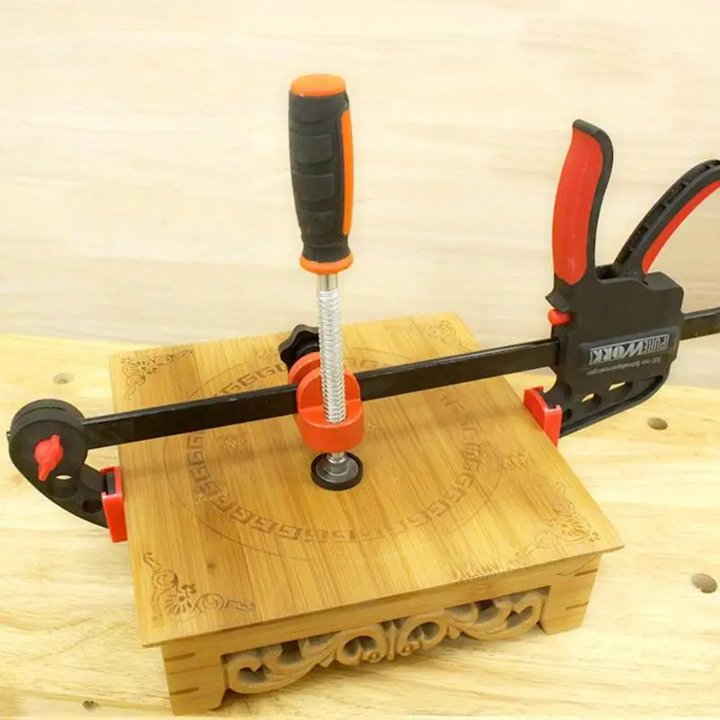 

Quick Release Clip Woodworking Clamp F Type Fixed Clamp DIY Carpenter Tool