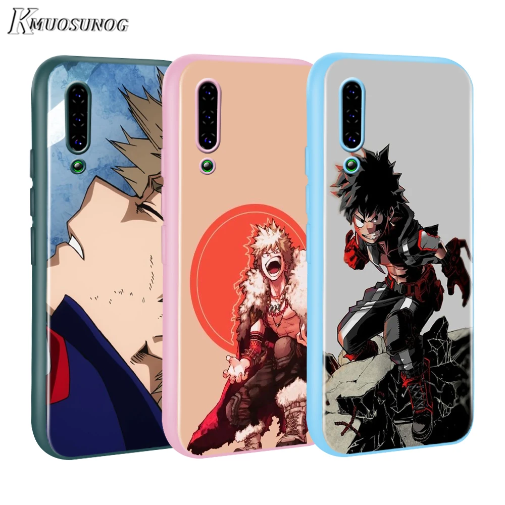 

Bakugou Katsuki Baseus Candy Color Cover for Xiaomi Mi NOTE 10 9 8 Pro 9T SE A1 A2 A3 CC9 SE Lite F1 Phone Case