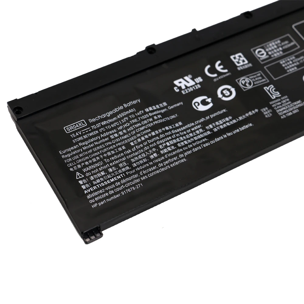 Новый аккумулятор SR04XL для ноутбука HP OMEN 15 CE CB CE015DX CB014ur TPN Q193 Q194 C133 HSTNN DB7W 917724 855