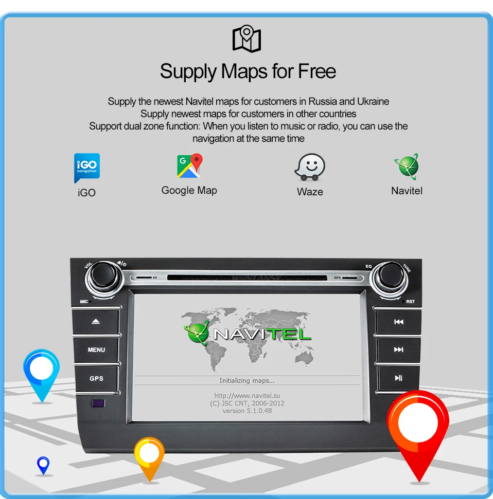 Excellent Wontansy  android 9.0 car dvd for Suzuki Swift 2004 2005 2006 2007 2008 2009 2010 dvd player navigation 4