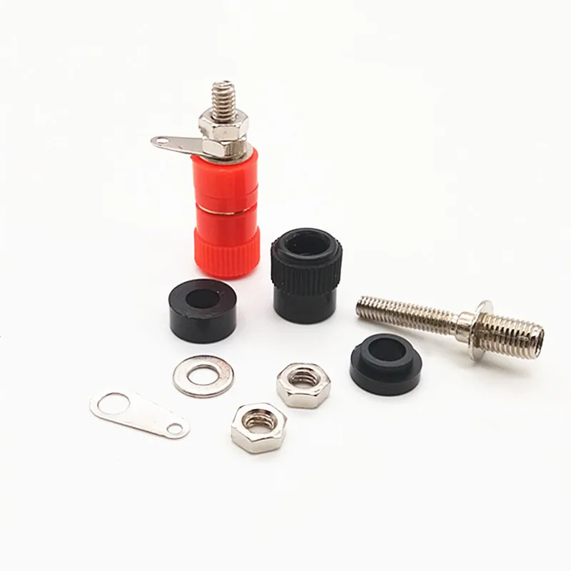 

10pcs/lot Terminal Blocks JS-919 4mm Connector Binding Post Banana Plug Jack Mount for Instrument All Kinds Of Lamps