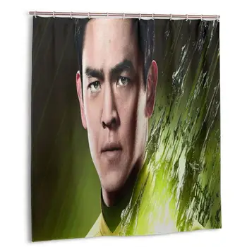 

John Cho Shower Curtain with Hooks bathroom Waterproof Polyester Fabric