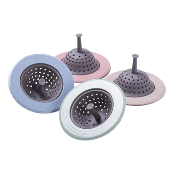 

Four Colours Bath Kitchen Waste Sink Strain Filter Drain Hair Catcher Stopper 4PCS