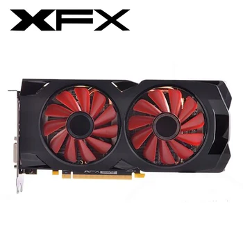 

XFX RX 570 4GB Video Cards GPU For AMD RX 500 Series RX570 4GB Graphics Cards Computer Game HDMI PCI-E X16 Direct X 12 Used