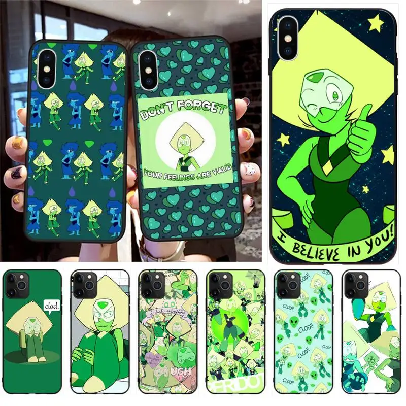 

STEVEN UNIVERSE PERIDOT Phone Case Cover for iPhone 11 pro XS MAX 8 7 6 6S Plus X 5S SE 2020 XR case