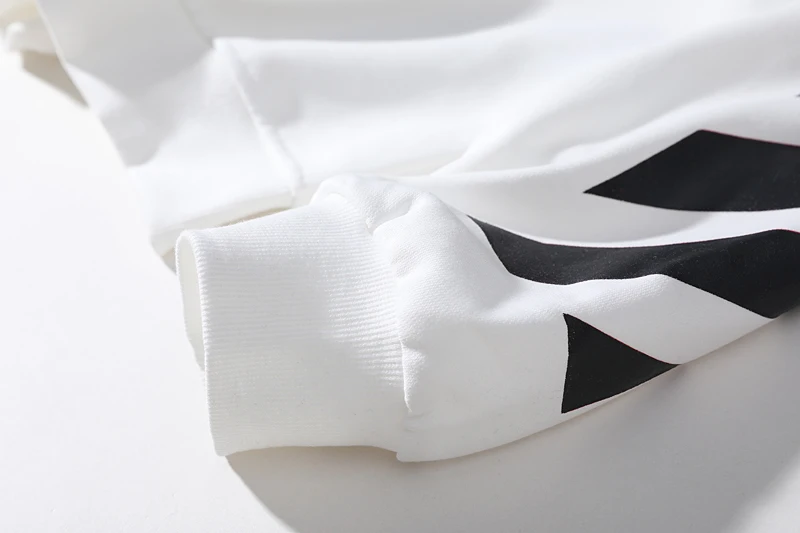 Градиентная стрелка 19ss Off-White OW мужские/женские модели для влюбленных осенне-зимняя повседневная хлопковая толстовка худи свободный жакет с капюшоном