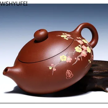 

170ml new style handmade purple sand Xi Shi teapot Dahongpao Tea set tea set teapot Office household drinking utensils WSHYUFEI