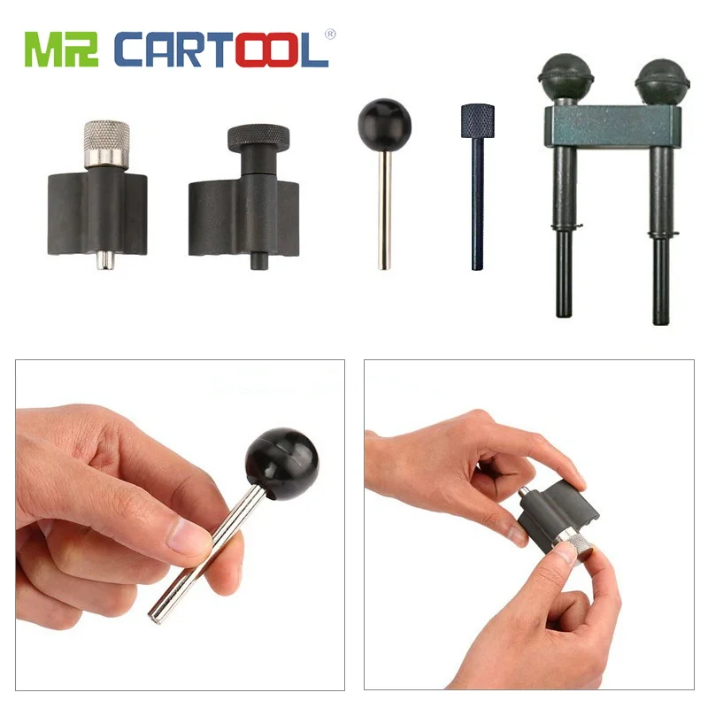  MR CARTOOL Petrol Diesel Engine Timing Belt Replacement Tool Set For VW Audi Vag Engine Timing Adju