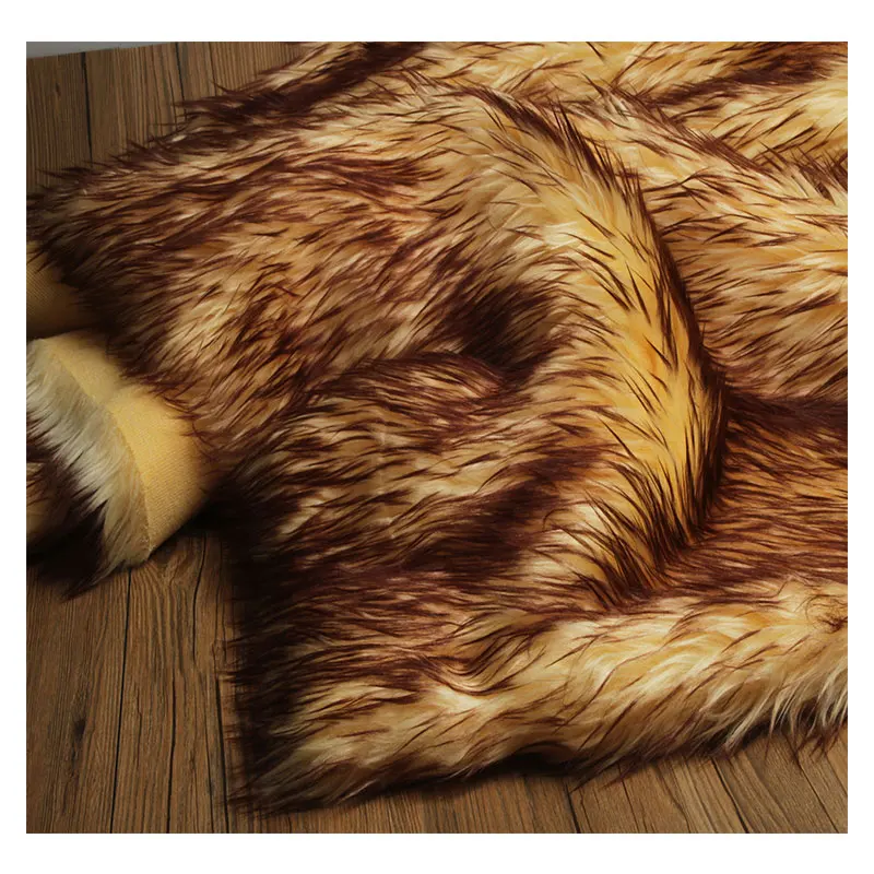 Лисий животное плюш искусственный мех одежда Подушка Ткань Фотостудия съемки Фон Ткань DIY Длинные волосы мех Ткань