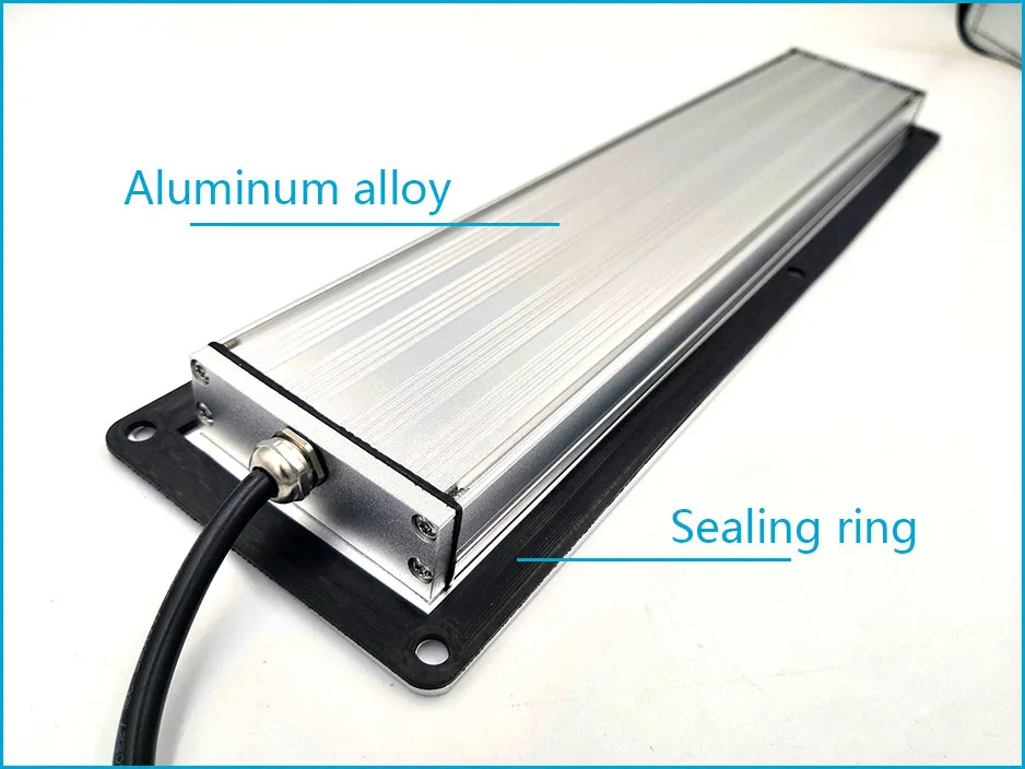 12W 18W 24W Embedded LED lighting Panel Working Light 24V DC flush type Tempered frosted glass Waterproof IP67 Free shipping 8