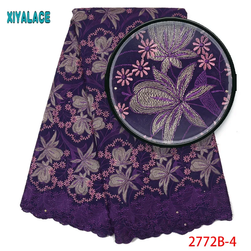 Swiss Voile Lace In Switzerland Cotton Lace High Quality Embroidery African Dry Lace Fabric For Nigeria Man Lace Fabric QF2772B