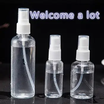 

30/50/100ml Transparent Mini Spray Bottles Plastic Scent Bottles Fillable Bottles Refillable Bottle Makeup Cosmetic Tool Storage