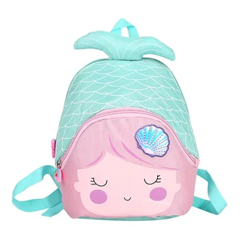 

New kindergarten school bag cartoon Mermaid baby 3-6 years old children backpack boy girl travel backpack