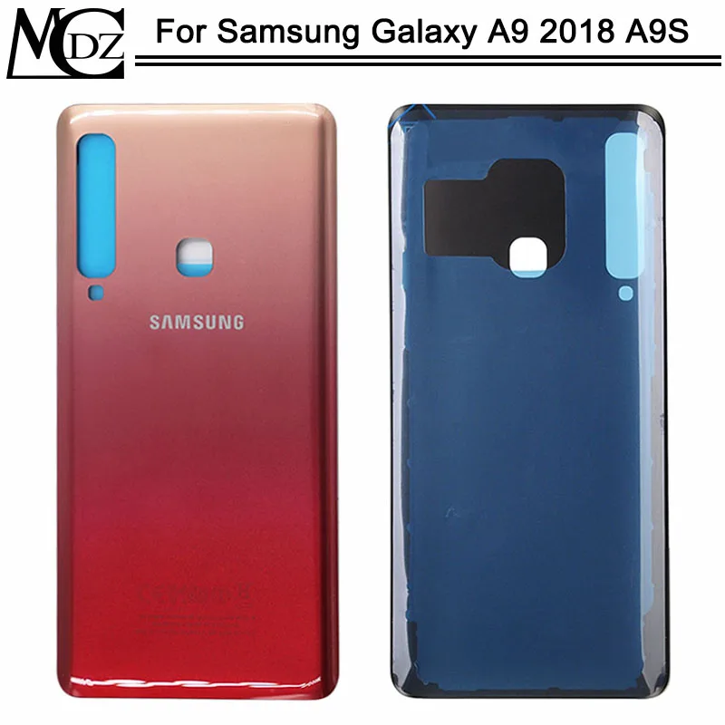 10PCS New A920 Battery Cover For Samsung Galaxy A9 A9 Star Pro A9S A920F Back Glass Rear Door Panel Housing Case Part