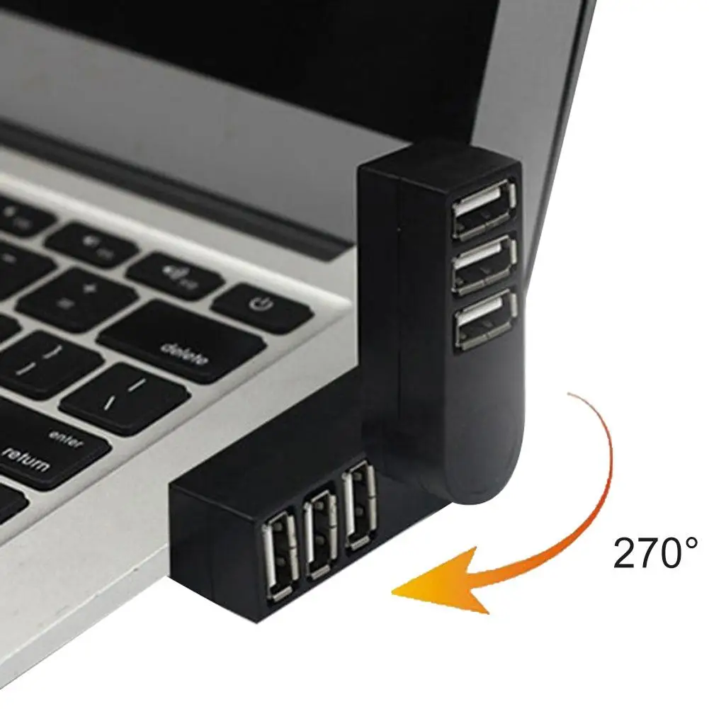 Мини-разветвитель на 3 порта USB 0 высокоскоростной разветвитель для передачи