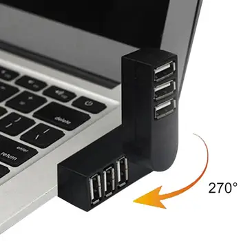 

Mini 3 Ports USB 3.0 Splitter Hub High Speed ​​Data Transfer Splitter Box Adapter For PC Laptop M ac Book Pro Accessories