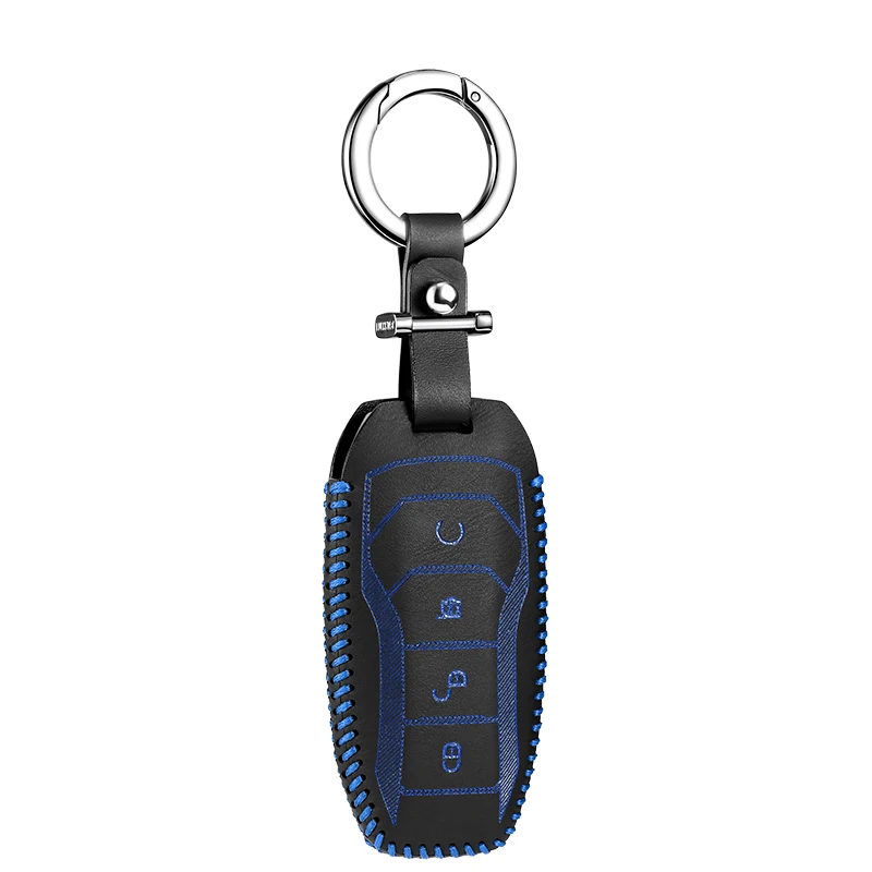 Luckeasy для byd tang DM ключи сумка/чехол кошелек держатель ключ крышка key2y - Название цвета: blue 3