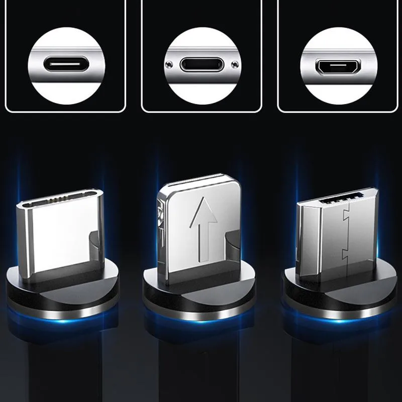Кабель зарядный Магнитный со светодиодной подсветкой USB Type C|Кабели для мобильных
