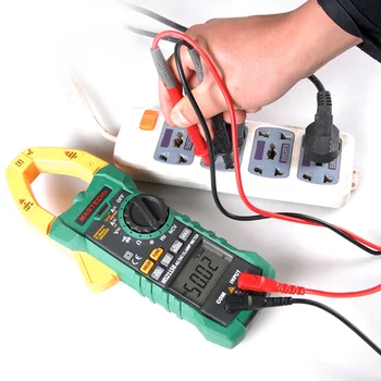 

MS2115A True Rms Multimeter Measurement Tool Electrical 1000A Digital Clamp Meter ABS Portable Voltage Current Tester DC Home