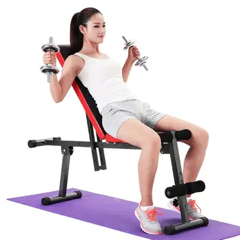 

Multifunction Sit-up Bench Fitness Chair Pulling Rope Exerciser Trainer Steel Frame Ab Abdominal Fitness Bench Indoor Equipment