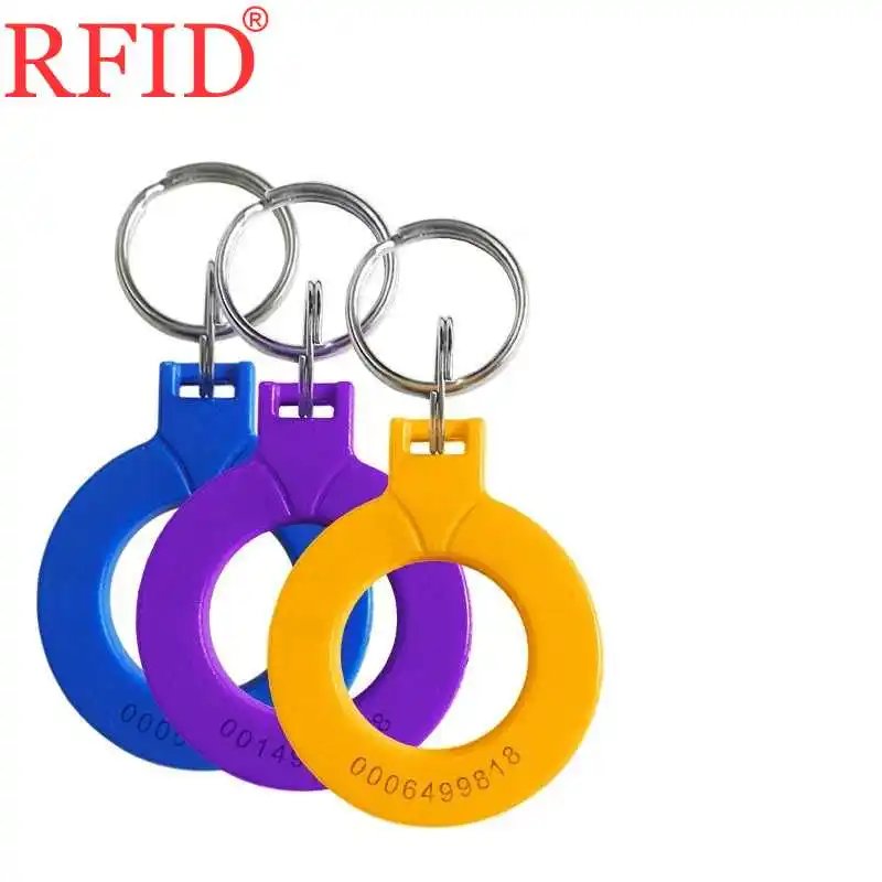 ID 125 кГц EM4100 только для чтения значок брелок RFID водонепроницаемый брелок TokenTag Брелок карта контроля доступа Быстрая 100 шт - Цвет: 100pcs Random Color