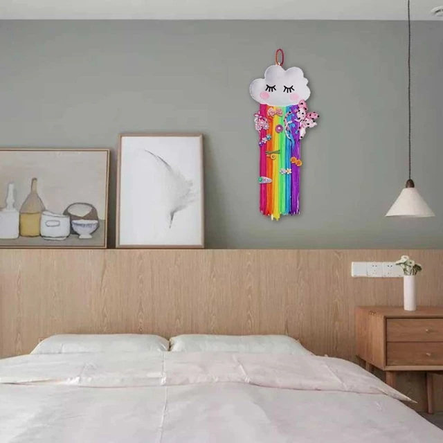 Cloud Hairpin Hair Clip Holder Storage Organizer Baby Girl Room Hanging Ornament Hair Accessories Wall Hang Decoration 2