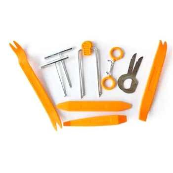 

12pcs Repair Car Audio Removal Tool Set Dash Door Clip Interior Exterior Auto Panel Trim Disassembly Hand Plastic Body