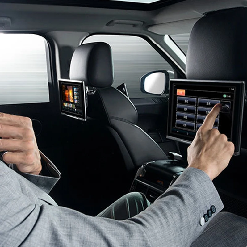 Android 8 1 автомобильный dvd-плеер монитор в подголовнике сиденья для BMW X5 (F15) X6 2014