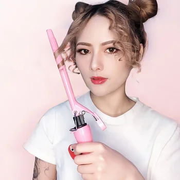

9mm Electric Hair Curling Iron Stick Hairdressing Styling Fluffy Wand Roller Small Wave Corn Perm Splint Hair Styling Tool