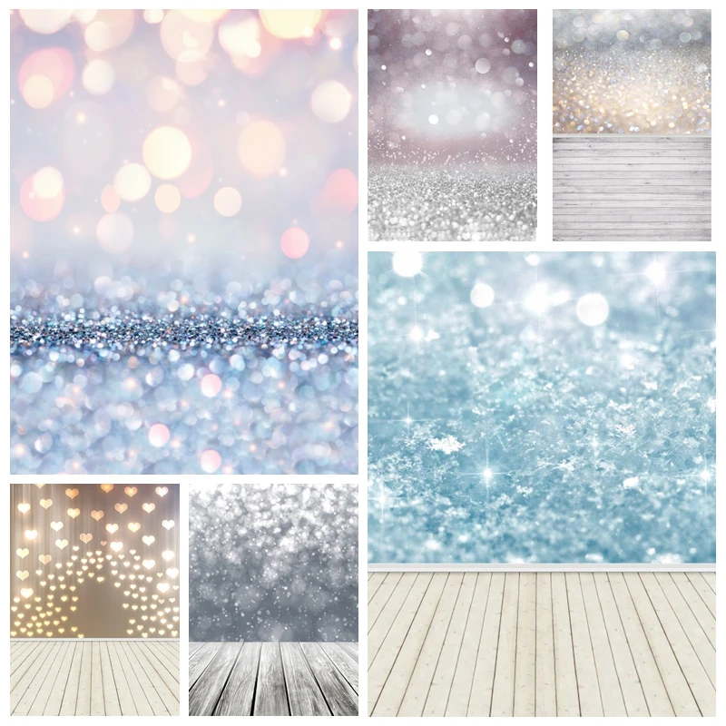 

Photocall Light Dot Bokeh Backdrop Baby Birthday Portrait Party Decor Photography Background Photozone Photographic Photo Studio