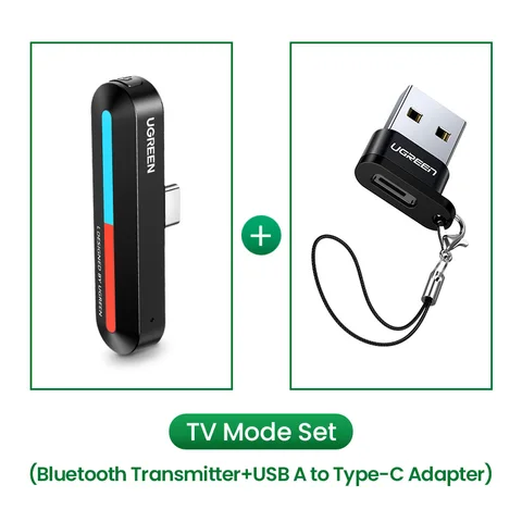 Switch USB C Bluetooth 5.0 Audio Transmitter Wireless Low Latency Adapter, 18W Fast Charge, for Nintendo Switch Receiver
