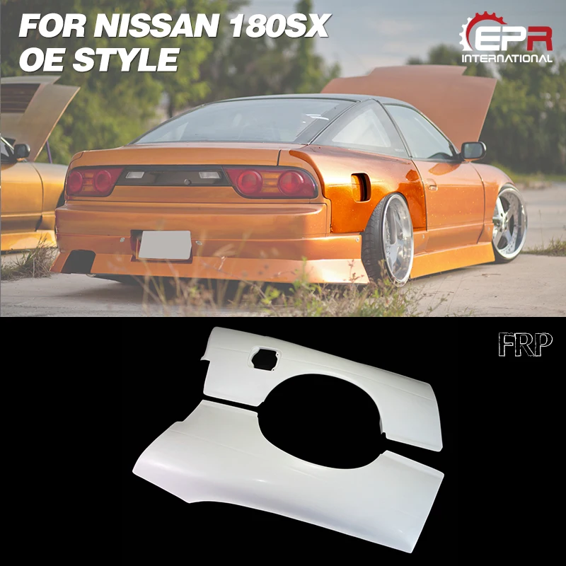 Автомобиль-Стайлинг для nissan silvia S13 180SX стекловолокно заднее крыло+ 50 мм FRP стекловолокно колесо Арка вспышка крышка комплект тюнинг набор часть