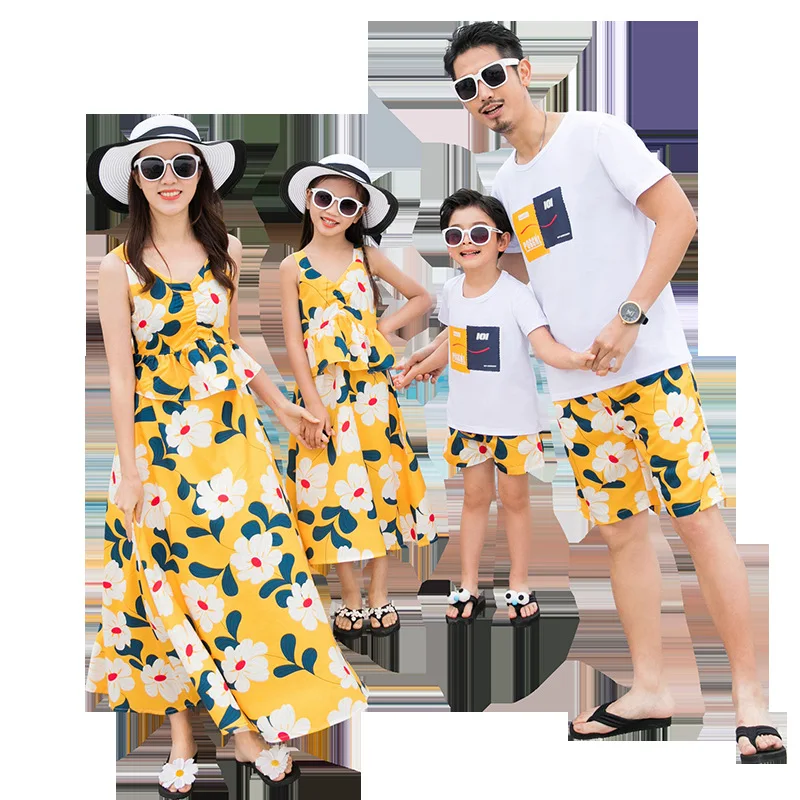 couple floral outfit