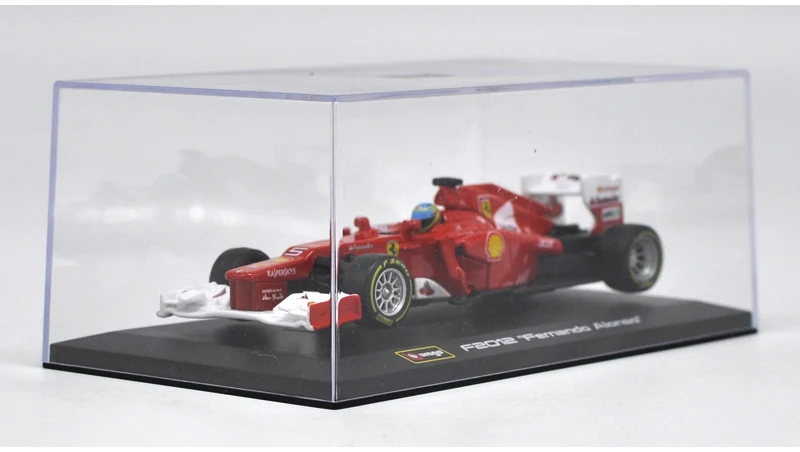 Bburago 1/32 1:32 Ferrari F2012 Fernando Alonso No5 F1 формула 1 гоночный автомобиль литья под давлением дисплей Модель игрушки для детей мальчиков и девочек