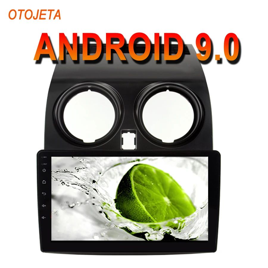 OTOJETA Android 9,0 2.5D экран автомобиля радио плеер для NISSAN Qashqai 2008-2013 bluetooth Мультимедиа Стерео gps Navi магнитофон