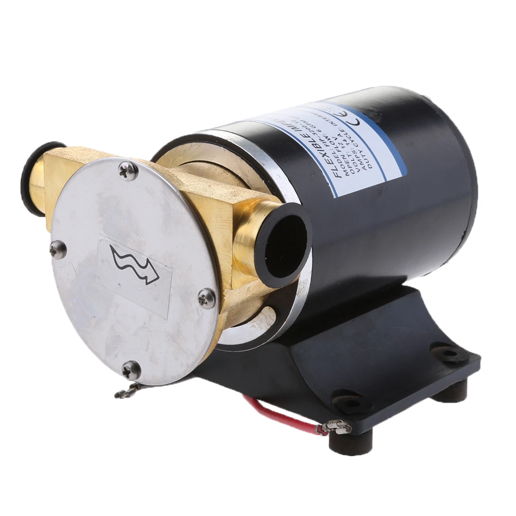 Boat Marine Yacht Washdown Bilge Pump, Deck Wash Pump. Vane Pump, Engine Cooling Pump KIT 12V 23L/min