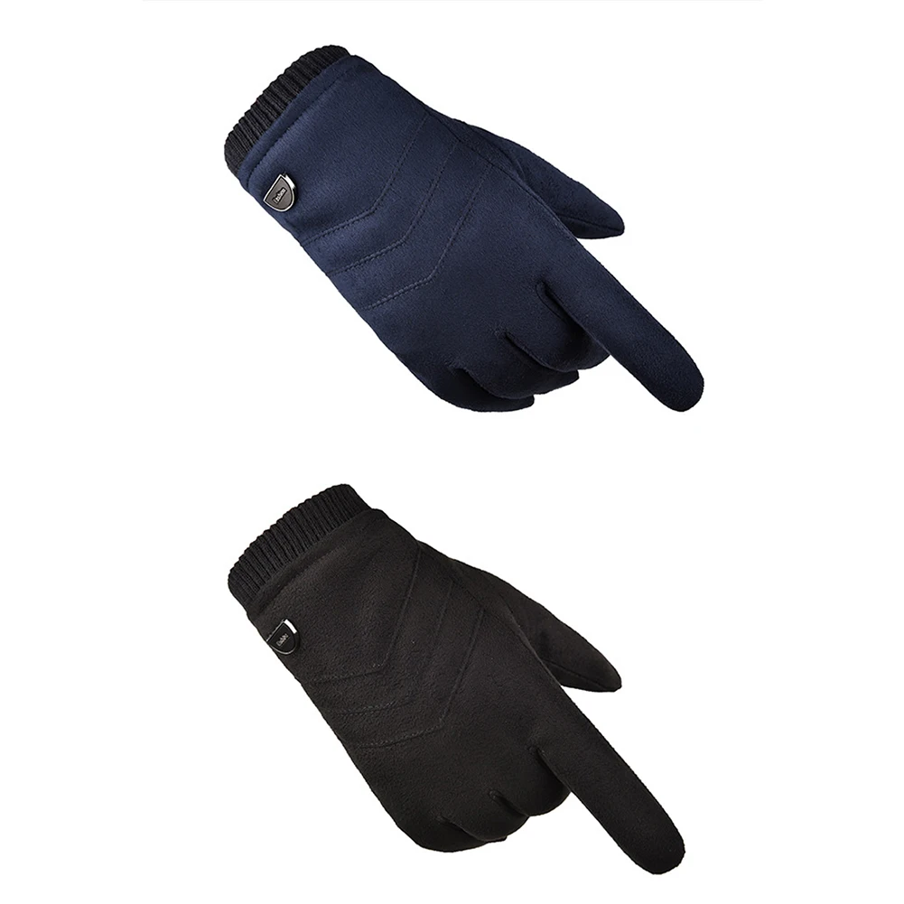 Men's Women Winter Fishing Gloves Outdoor Sport Cycling Ski Gloves Windproof Warm Fleece Touch Screen Fishing Gloves Equipment