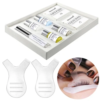 

Professional Eyelash Curling Suit Eyelash Glue Perming Liquid Beauty Makeup Eye Rod Eyelash Perming Kit