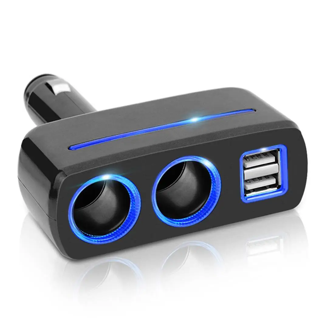 Практичный двойной usb порт автомобильного прикуривателя разъем 3.1A автомобиля DC12V/24 V зарядное устройство для общего 90 80W