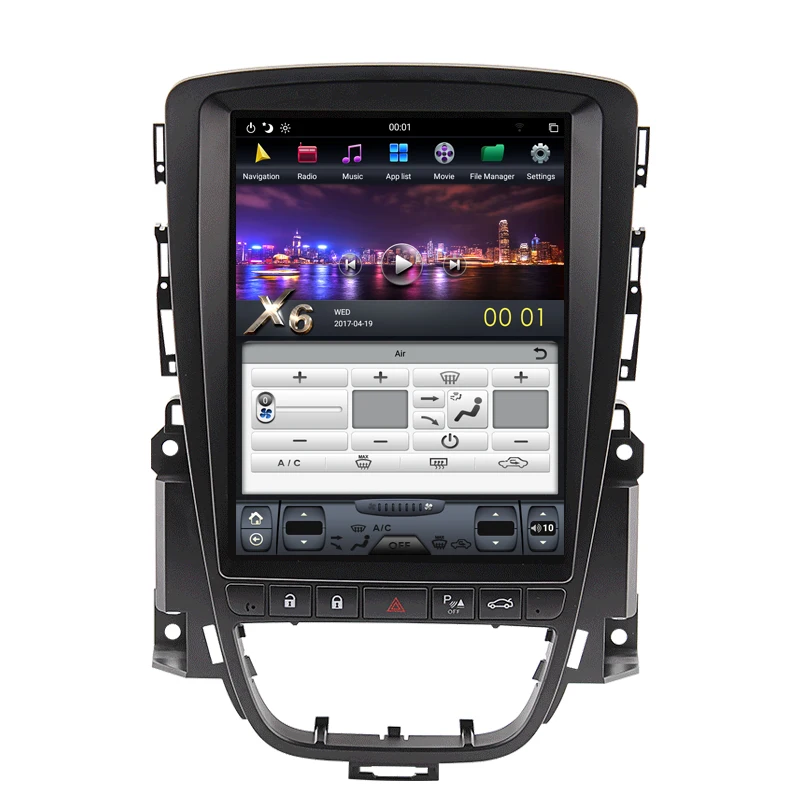 Best NAVITOPIA 10.4inch 4G+64GB Tesla Style Vertical Screen Android 8.1 Car DVD GPS Navigation for Buick Excelle XT for Opel Astra J 2